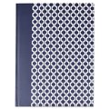 Universal Hardcover Notebook, Wide/Legal Rule, Blue/Hex, 10.25 x 7.68, 150 Sheet UNV66351